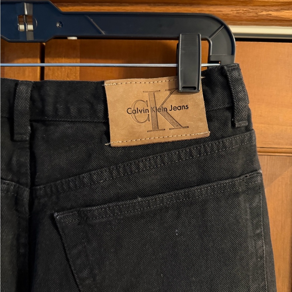 Calvin Klein Black Straight-Leg Jeans - Picture 4 of 4